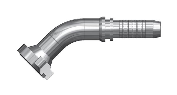 2’ 71,4 mm FLANŞLI 45° HORTUM UCU REKOR 3000 SERİSİ