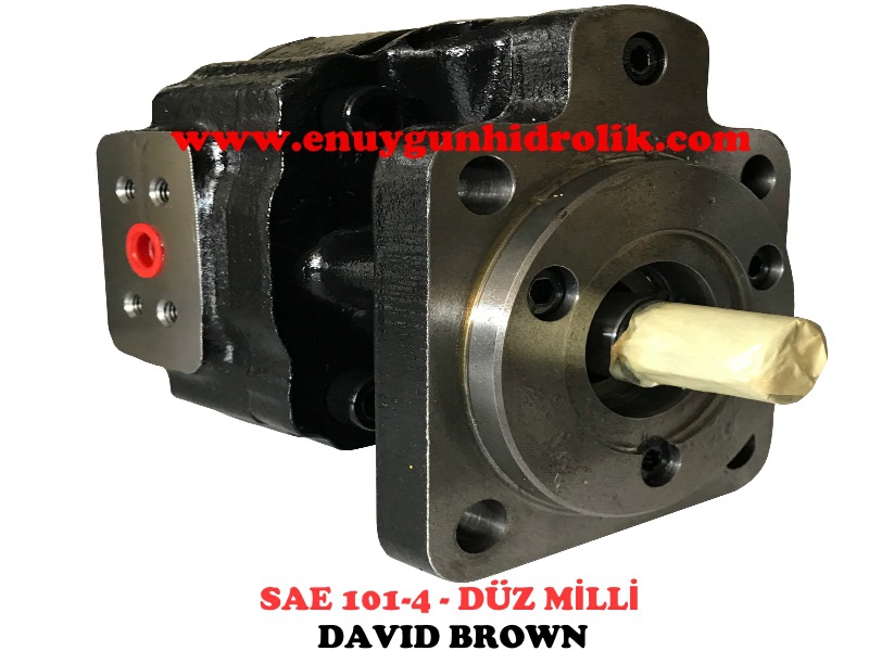 16 cc HELİSEL DİŞLİ (SESSİZ) DAVID BROWN DÖKÜM GÖVDELİ DİŞLİ POMPA (SAE 101-4- DÜZ MİLLİ ) HPS41003