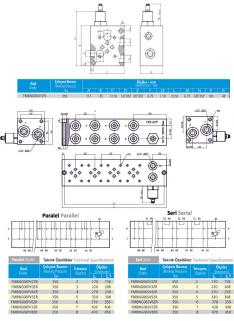 FMBNG06C NG6 Valf Pleyt Kartrici 350 Bar 350 Bar